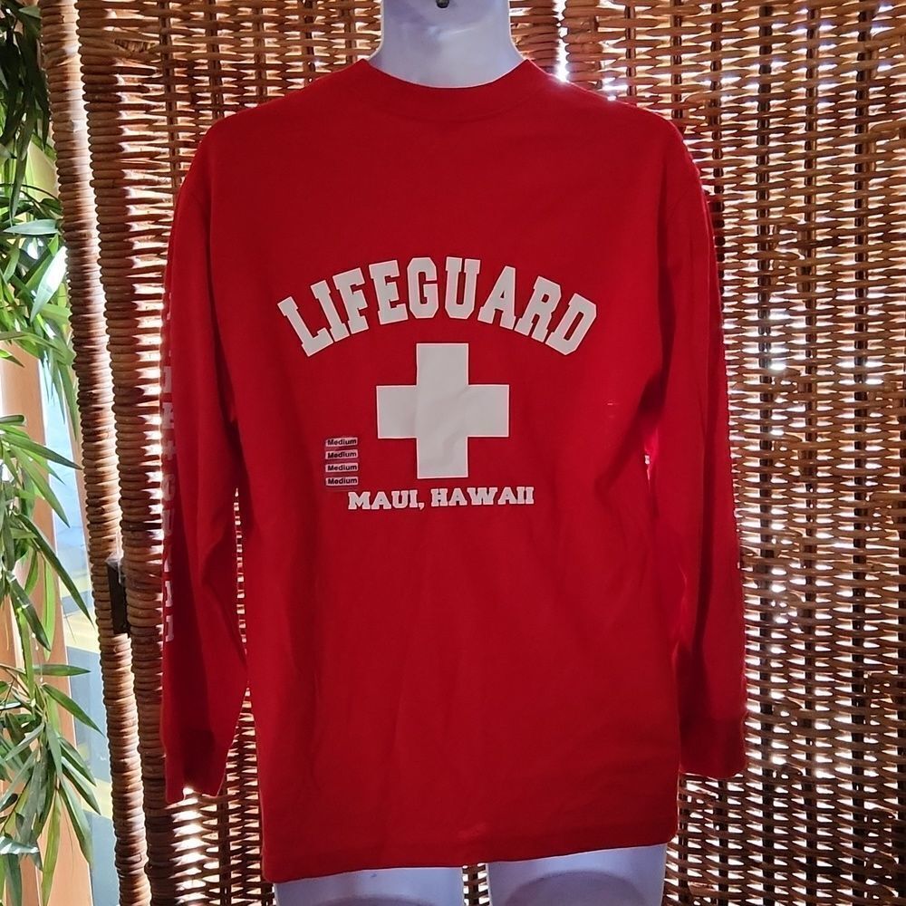 Lifeguard Maui Hawaii L/S T-shirt M NWOT